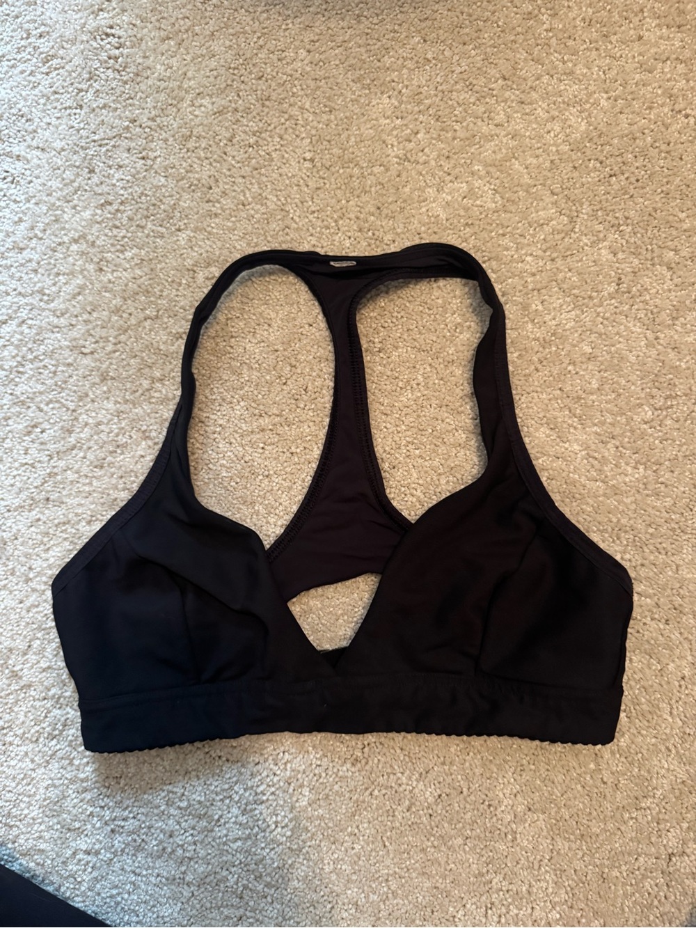 lululemon Black Racerback Sports Bra